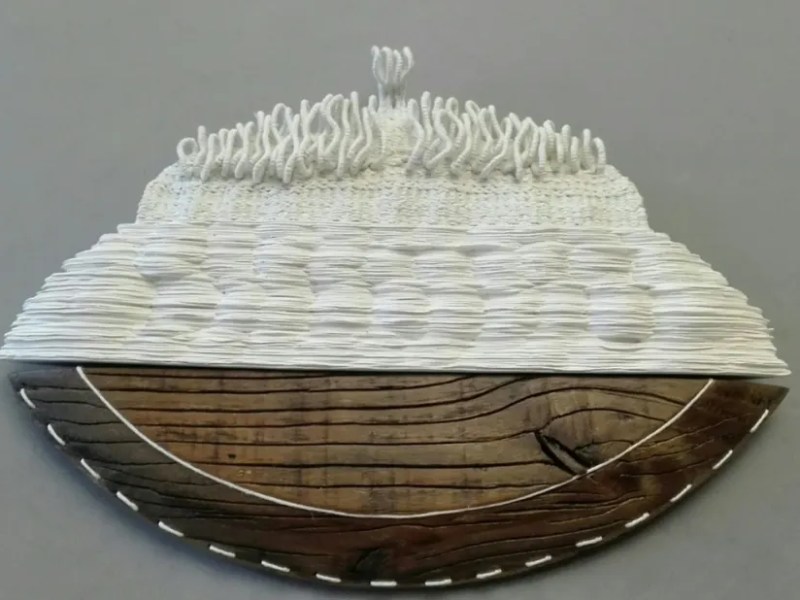 Are tin foil, plaster, copper, concrete, wire considered textile art? Let’s investigate…