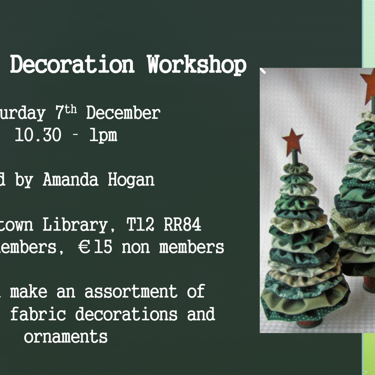Christmas Decoration Workshop