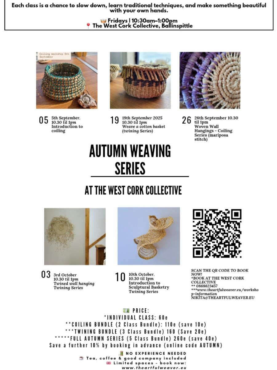 Autumn workshops with the Artful&nbsp;Weaver